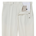 [Cooltandard] Straight Hidden Banding Slacks [Cream]
