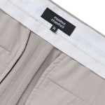 [Cooltandard] Straight Hidden Banding Slacks [Light Beige]