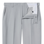 [Cooltandard] Straight Hidden Banding Slacks [Light Gray]
