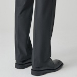 [Cooltandard] Straight Hidden Banding Slacks [Gray]