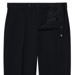 [Cooltandard] Straight Hidden Banding Slacks [Black]