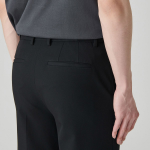 [Cooltandard] Straight Hidden Banding Slacks [Black]