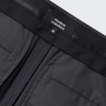 [Cooltandard] Relaxed Tapered Hidden Banding Crop Slacks [Gunmetal]