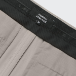 [Cooltandard] Relaxed Tapered Hidden Banding Crop Slacks [Light Beige]
