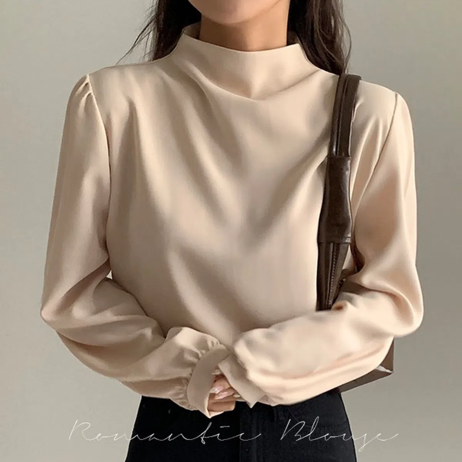 Elise – блузка Half Turtleneck Blouse