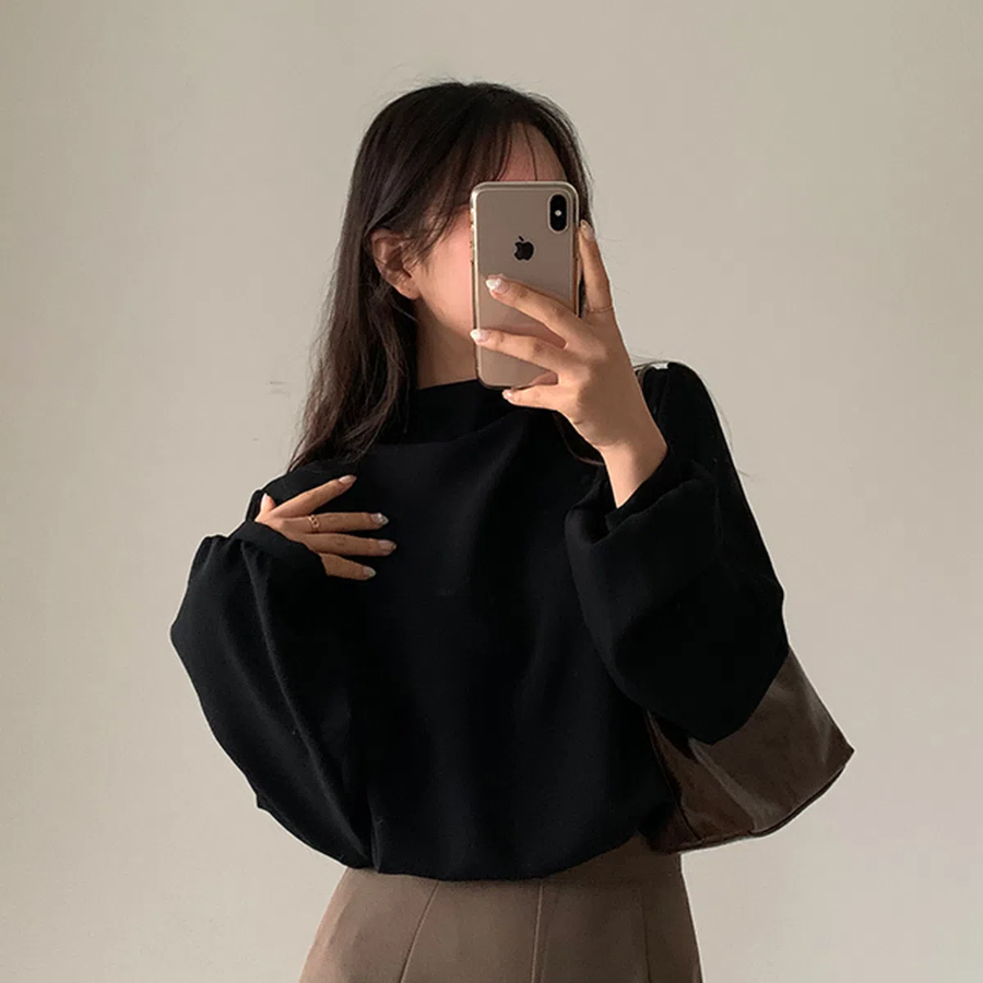 Elise – блузка Half Turtleneck Blouse