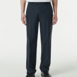 Sportive Straight Slacks [Navy]