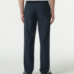 Sportive Straight Slacks [Navy]