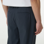 Sportive Straight Slacks [Navy]
