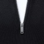 Musinsa Standard Oversized Half-Zip Hoodie – Black