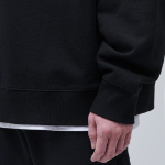 Musinsa Standard Oversized Half-Zip Hoodie – Black