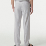 Sportive Straight Slacks [Light Gray]