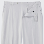 Sportive Straight Slacks [Light Gray]