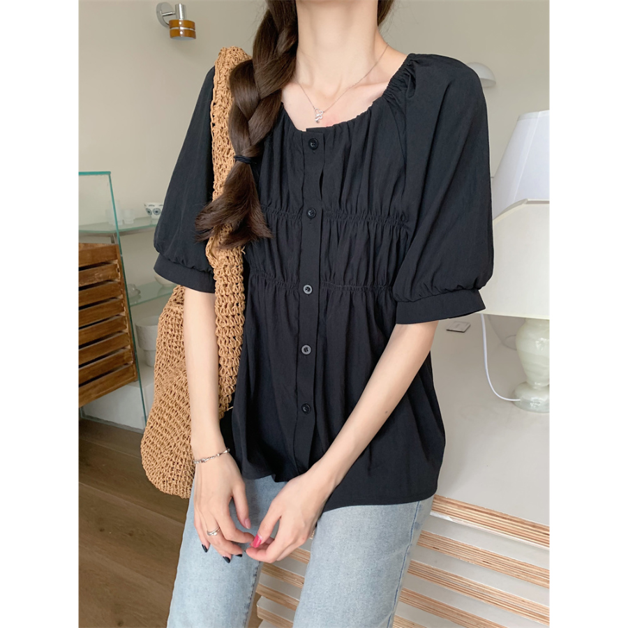 Blossom – блузка Shirring Short Sleeve Blouse