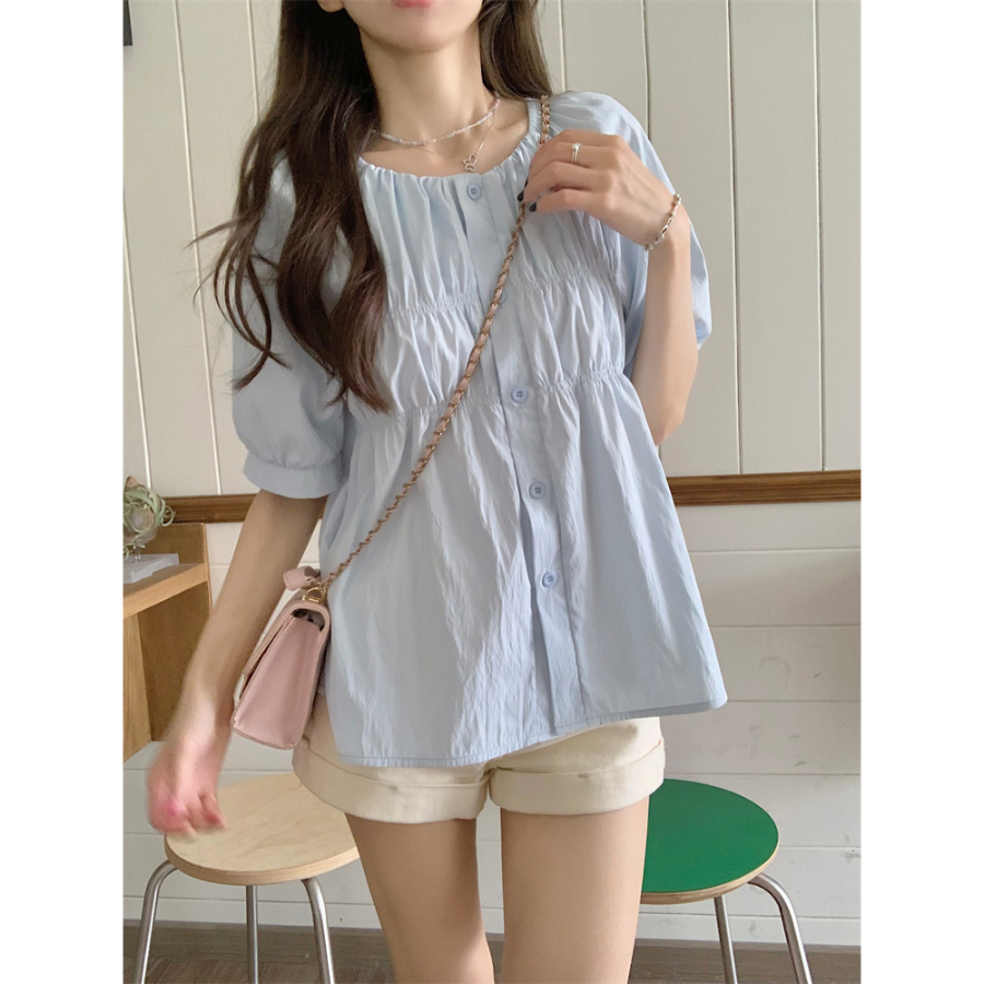 Blossom – блузка Shirring Short Sleeve Blouse