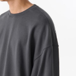 Musinsa Standard Loose Balloon Sweatshirt – Dark Grey