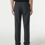 Sportive Straight Slacks [Gray]