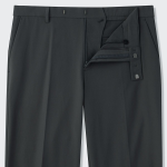 Sportive Straight Slacks [Gray]