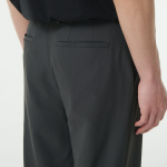 Sportive Straight Slacks [Gray]