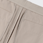 Sportive Straight Slacks [Light Beige]