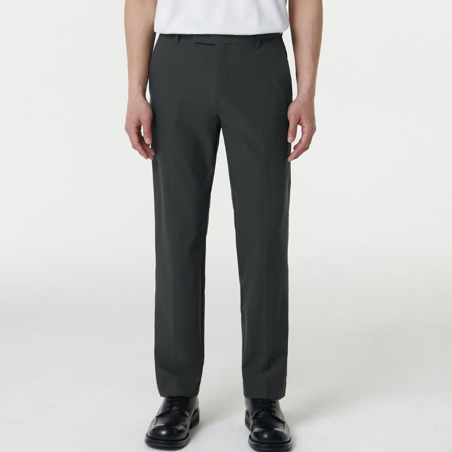 Sportive Slim Fit Slacks [Gray]