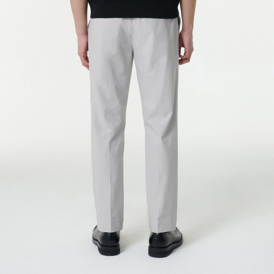 Sportive Slim Fit Slacks [Light Gray]