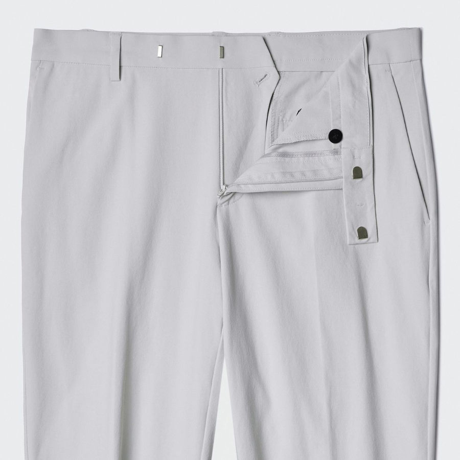 Sportive Slim Fit Slacks [Light Gray]