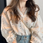 Prestein – блузка Feminine Natural Mood Loose Fit Blouse