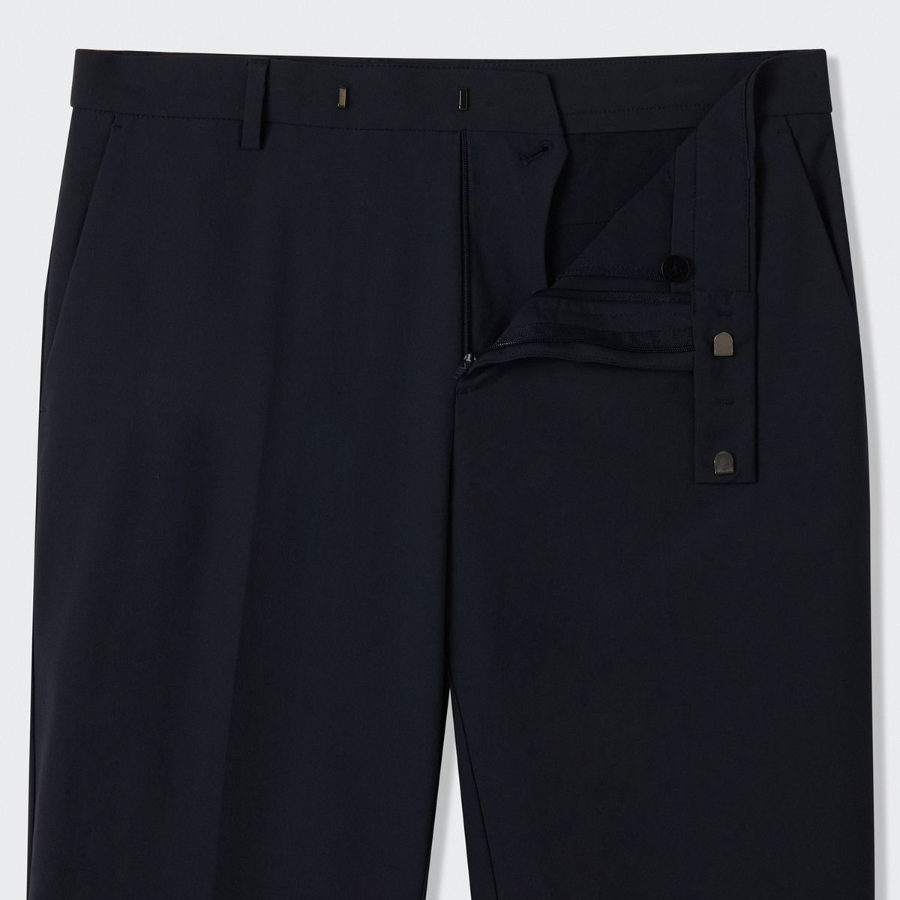 Sportive Slim Fit Slacks [Black]