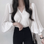 Daily – блузка- кардиган Puff Sleeve