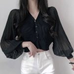 Daily – блузка- кардиган Puff Sleeve