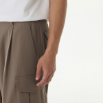 Parachute Banding Cargo Slacks [Dusty Beige]