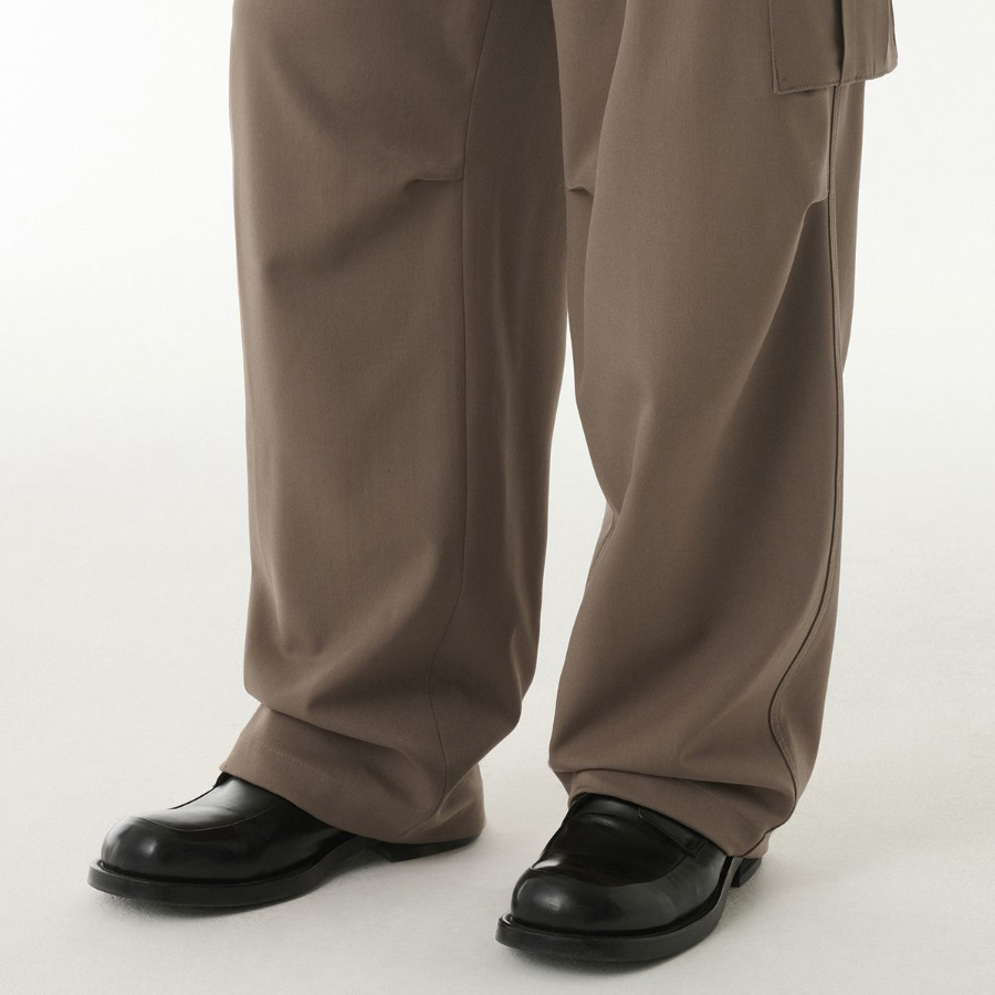 Parachute Banding Cargo Slacks [Dusty Beige]