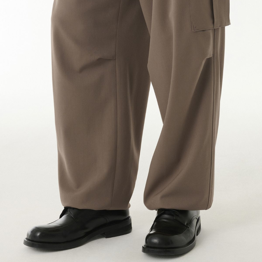 Parachute Banding Cargo Slacks [Dusty Beige]