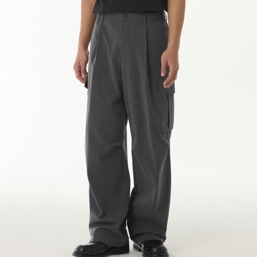 Parachute Banding Cargo Slacks [Medium Grey]
