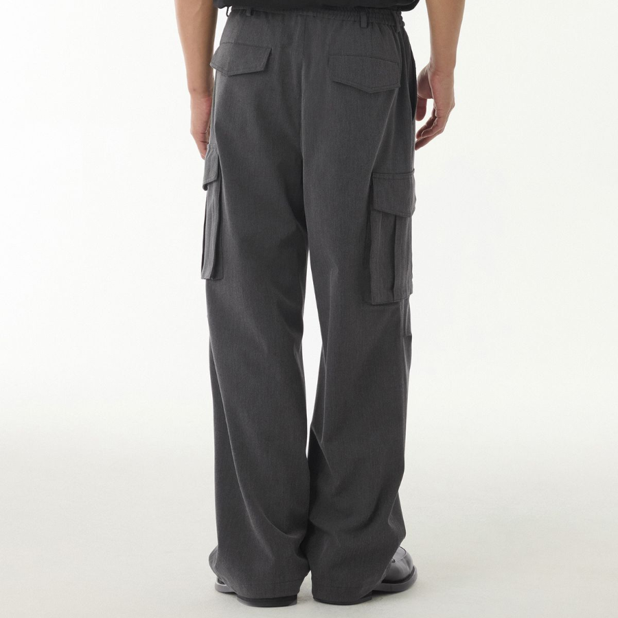 Parachute Banding Cargo Slacks [Medium Grey]