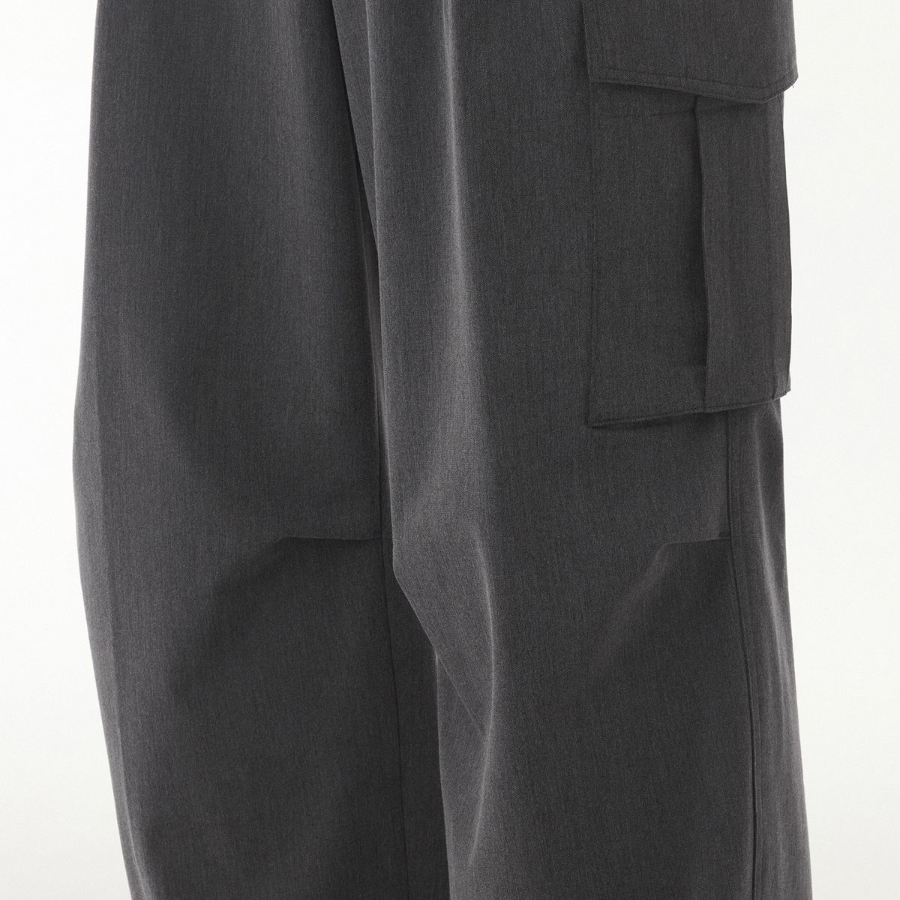 Parachute Banding Cargo Slacks [Medium Grey]