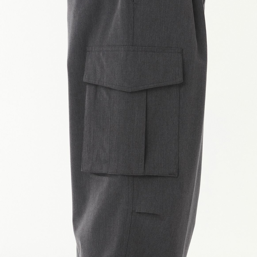 Parachute Banding Cargo Slacks [Medium Grey]
