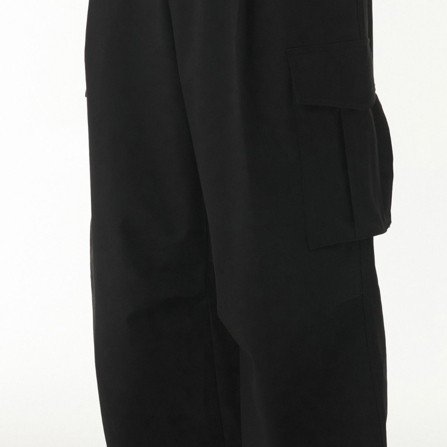 Parachute Banding Cargo Slacks [Black]