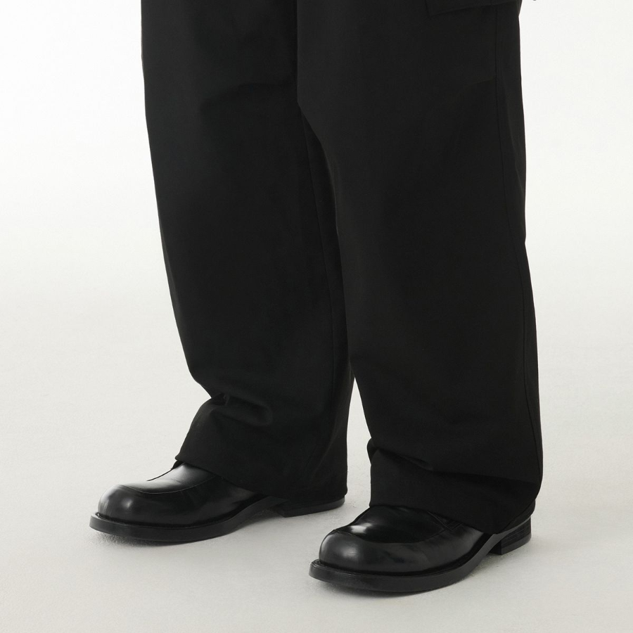 Parachute Banding Cargo Slacks [Black]