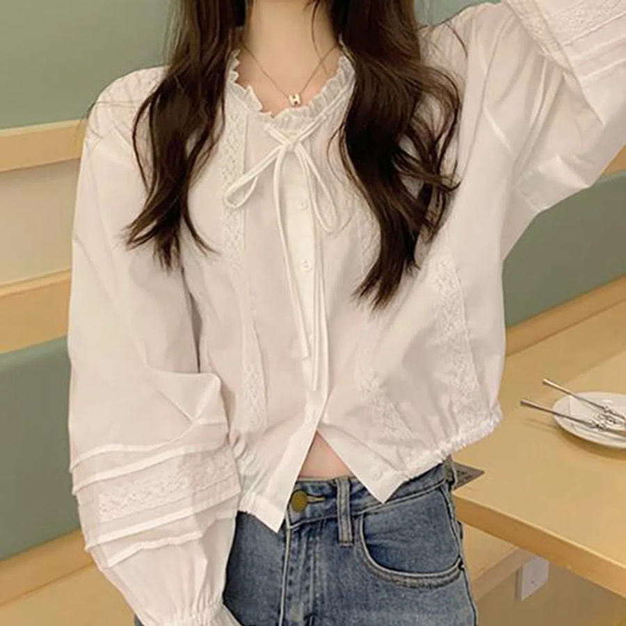 Frill – блузка Ribbon Strap Blouse
