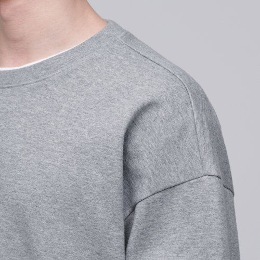 Musinsa Standard Flat Terry Oversized Sweatshirt – Grey
