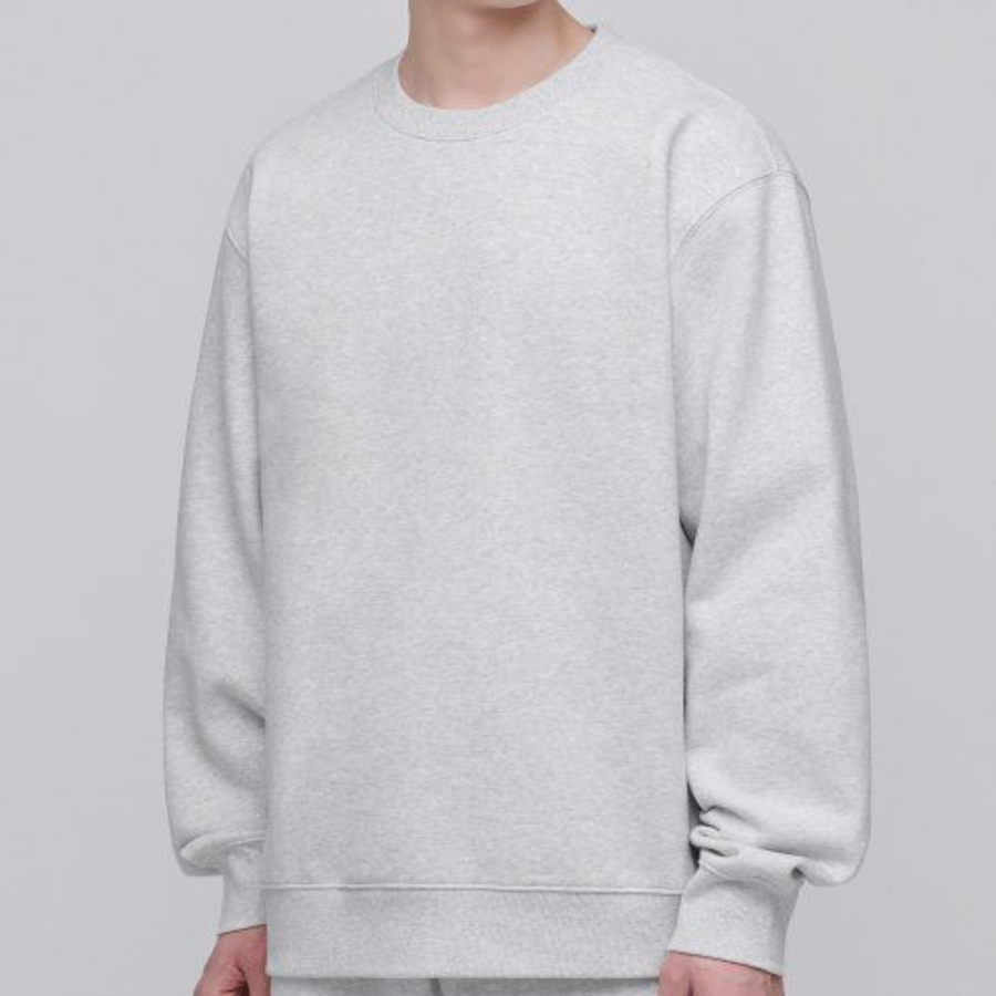 Musinsa Standard Brushed Sweatshirt – Light Grey