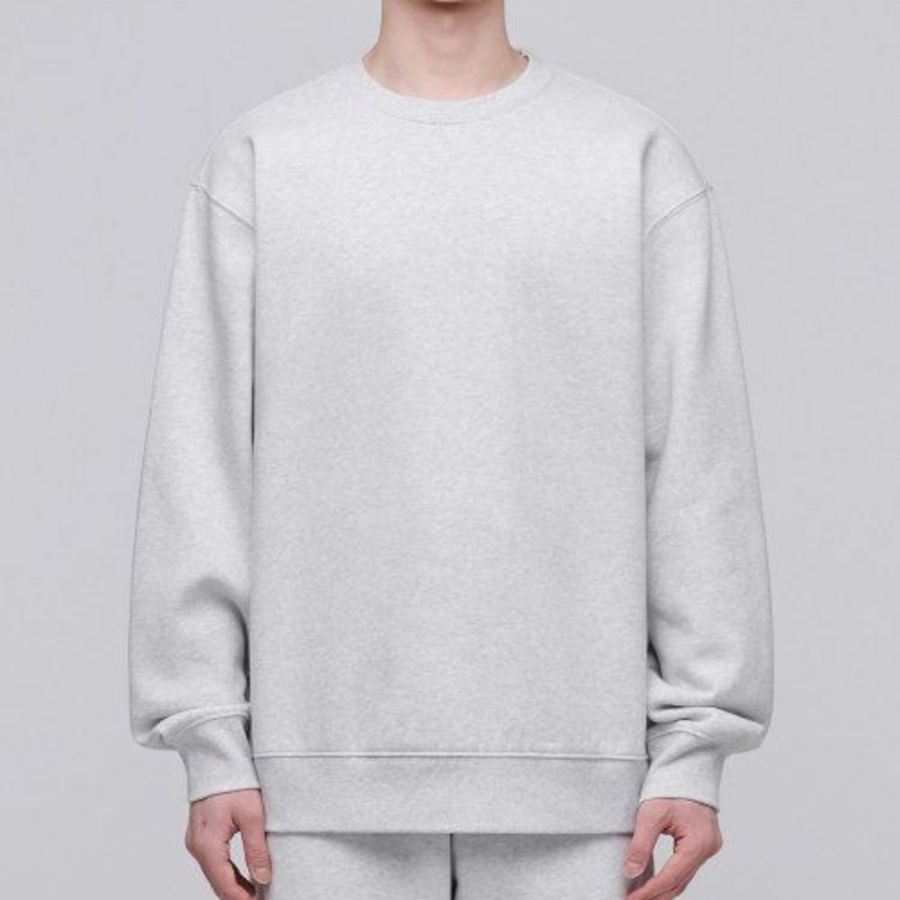 Musinsa Standard Brushed Sweatshirt – Light Grey