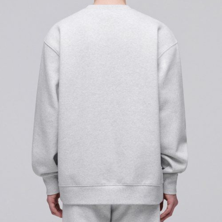 Musinsa Standard Brushed Sweatshirt – Light Grey