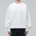 Musinsa Standard Flat Terry Oversized String Sweatshirt – Cream