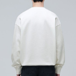 Musinsa Standard Flat Terry Oversized String Sweatshirt – Cream