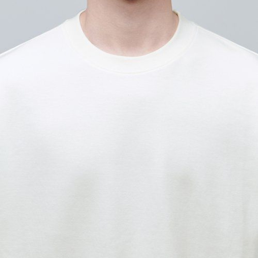 Musinsa Standard Flat Terry Oversized String Sweatshirt – Cream