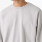 Musinsa Standard Loose Balloon Sweatshirt – Light Grey