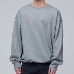 Musinsa Standard Flat Terry Oversized String Sweatshirt – Medium Grey